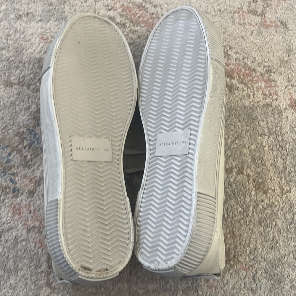 Never worn men’s all saints leather sneaker - Picture 4 of 4